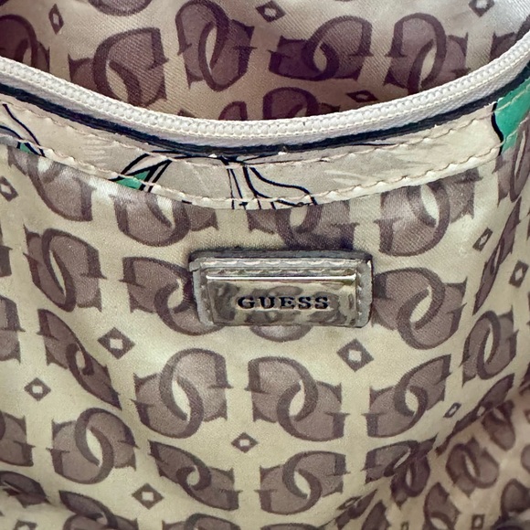 Guess Women's Floral Shoulder Bag Tote vintage Y2K- Green, Yellow, Blue - Picture 7 of 15